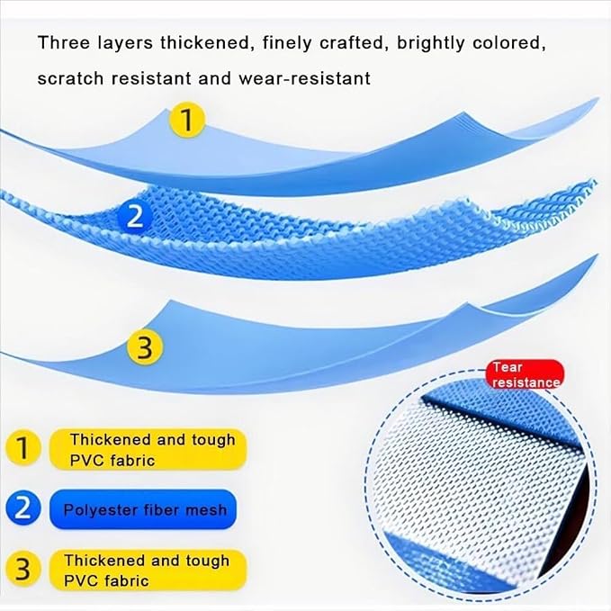 Above Ground Pond, Round Outdoor Fish Pond Pool with Durable Frame | Koi Pond Tank，Koi Fish Pond，PVC Fish Farming,for Store Up Water Irrigation(1350 L)