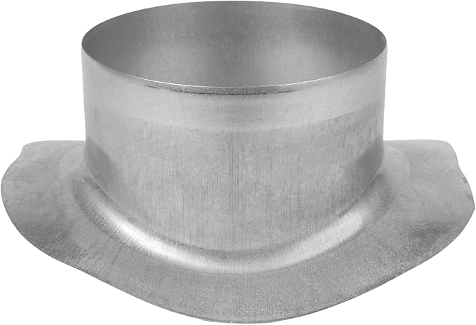 Repa Market Round 90 Degree Splitter for 12” Duct - 6" Outlet Branch Connector - Galvanized Steel Saddle Takeoff, Heavy Duty Supply/Exhaust Air Ventilation Duct Work Collar, Range Hood Duct Adapter