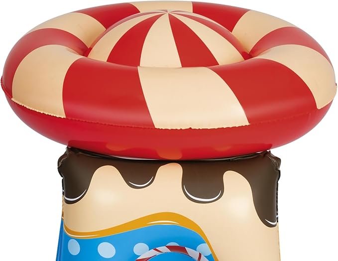 Bestway: H2OGO! Candyville Playtime Pool - 36 x 36 Inflatable Baby Mini Splash Pool, UV Protection Sunshade, Candy Inspired Design, Toddler & Kids 2+
