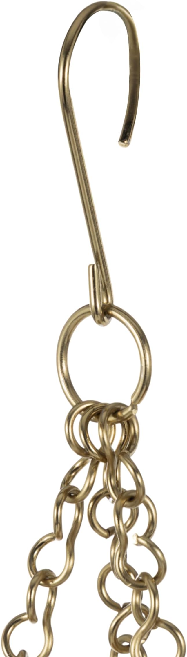 Deco 79 Metal Indoor Outdoor Wall Planter Indoor Outdoor Hanging Dome Hanging Planter with Chain, Set of 2 Plant Hanger 5", 7"H, Gold