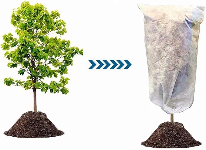 Agfabric Plant Cover for Frost Protection 120"x96" 0.9oz Garden Cover for Plants,Shrub/Bush/Tree Jacket Cover for Freeze Protection,White,2 Pack