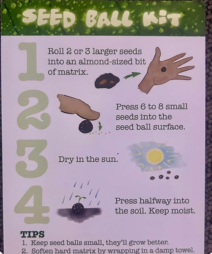 Seed Bomb Mud - Make DIY Seedballs 500grams