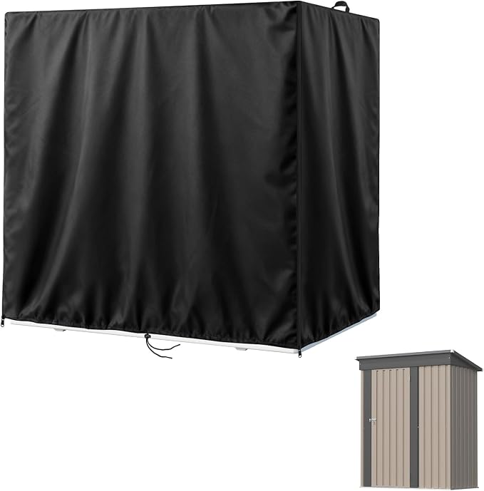 Kasla Storage Cabinet Cover, Outdoor Chest Storage Waterproof Cover, Weatherproof Cabinets Covers for Kitchen Patio Garden Backyard (64"L×35"W×71"H)