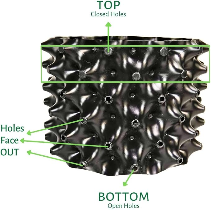 Air Pruning Pots for Plants - Complete Grow Kit - 1 Gallon Pot & 5 Gallon Pot - Promote Healthy Roots Complete Air Pruning, Re-Planting & Plant Rooting System