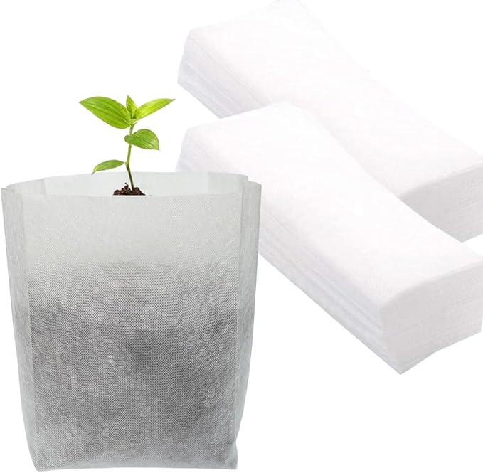 gardtree 3 Gallon 50PCS 15×14 Inch Breathable Plant Grow Bags - Non-Woven Plant Nursery Bags for Seed Starting, Indoor/Outdoor Vegetables, Herbs & Flowers | Easy Transplant, Space Saving