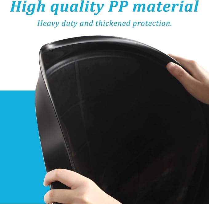 Eccliy 10 Packs 23 Inch Plastic Large Plant Saucers Heavy Duty Planter Trays Jumbo Flower Pot Saucers Plastic Water Trays for Indoors and Outdoors