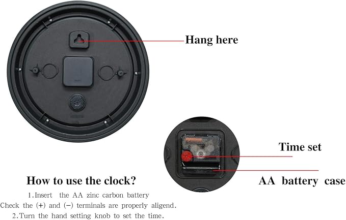 12-Inch Indoor/Outdoor Retro Silent Non-Ticking Waterproof Wall Clock with Thermometer,Battery Operated Quality Quartz Round Clock Wall Decorative for Patio/Home