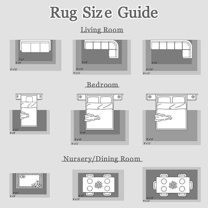 Tosuoka 5x7 Area Rugs for Living Room, Washable Gray Abstract Rug | Bedroom Rug, Ultra Soft, Non-Slip, Low-Pile, Modern, Large, Grey Indoor Carpet for Nursery Dining Room Office Home