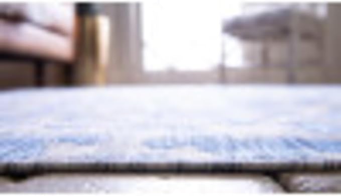Unique Loom Outdoor Safari Collection Area Rug - Leopard (4' 1" Round, Blue Yellow/ Blue)
