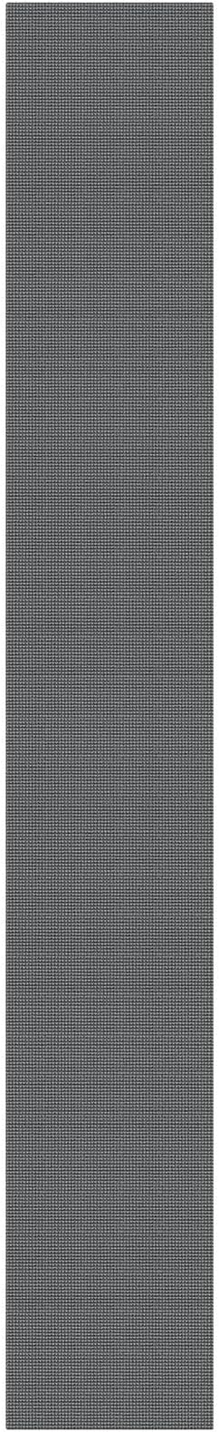 KOZYFLY Braided 2.5'x18' Runners Rugs for Hallway, Extra Long Washable Runner Rug, Woven Non Slip Kitchen Runner, Cotton Entryway Rug, Floor Carpet for Entry, Aisle, Hall, Grey/Dark Grey