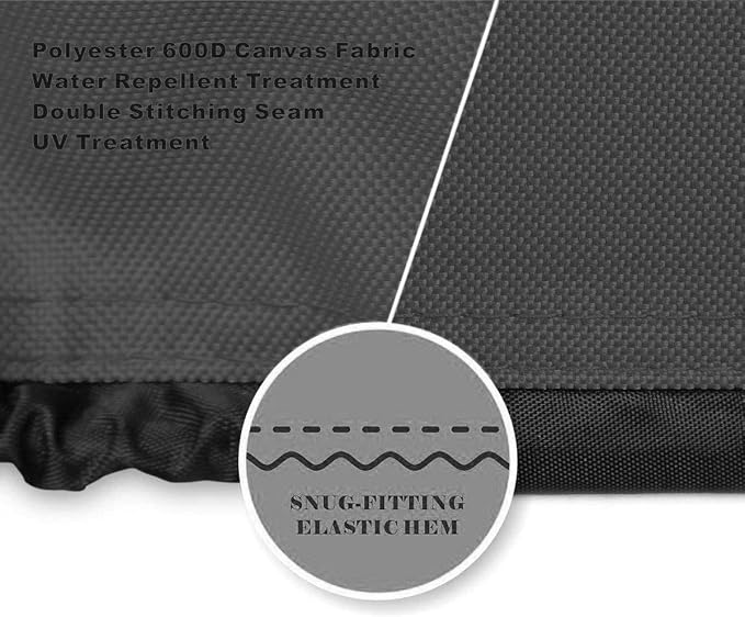 Generator Cover Waterproof, Heavy Duty Thicken 600D Polyester with Elastic Drawstring, Weather/UV Resistant Generator Cover for Universal Portable Generators 3000-5000 Watt (25''L x 24''W x21''H)