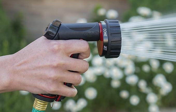 4-Pack Orbit Pro Flo 7 Pattern Outdoor Hose-End Lawn and Garden Watering Nozzle with Front Trigger