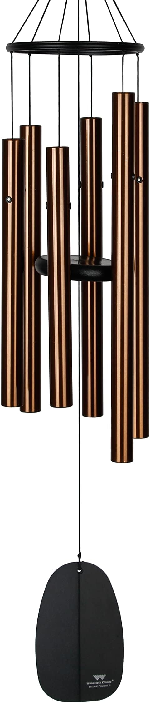 Woodstock Chimes Signature Collection, Bells of Paradise, Bronze 32", Decor Designs Wind Chimes for Outdoor, Patio, Home or Garden Décor (BPMBR)