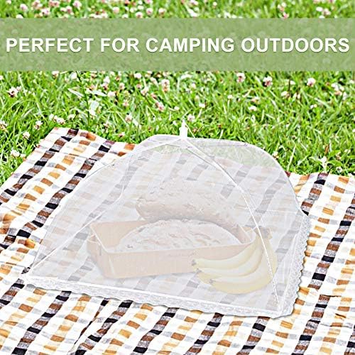 Onarway 3 Pack Food Covers 12 Inch Pop-Up Encrypted Mesh Plate Serving Tent - Image 6
