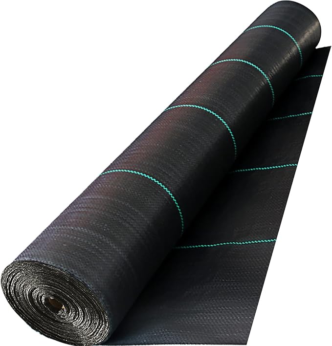 Happybuy Driveway Fabric, 13x60ft Commercial Grade Landscape Fabric, Garden Weed Barrier Fabric Heavy Duty, Geotextile Fabric Underlayment Gravel, Ground Cover Drainage Fabric, Weed Mat Cloth | Soil-Friendly and Highly Permeable,Smooth and Precise Edges