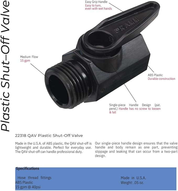 Dramm 12368 Classic Rain Watering Wand, 16-Inch