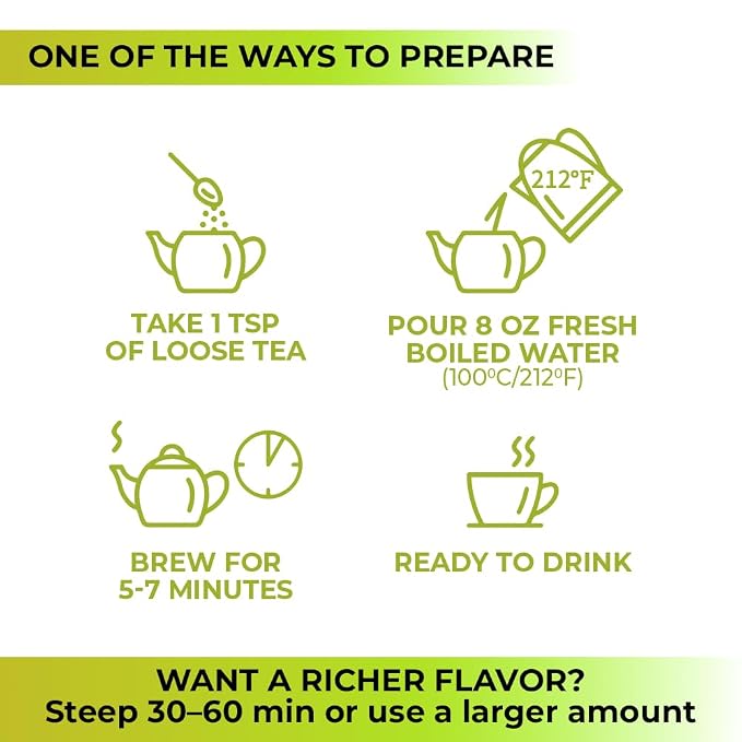 4 oz. Ginkgo Leaf Herbal Tea (Ginkgo Biloba) - 113g Loose Leaf Ginkgo Herb Té De Ginkgo