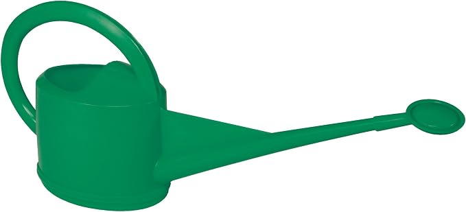 Dramm Premium High Grade Long Spout Watering Can, for Indoor/Outdoor House Plants, Vegetables, Flowers, Green, 5 Liter