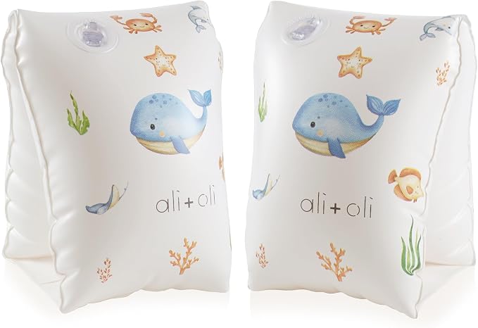 Ali+Oli Summer Collection, Swim Seat for Baby, Swim Ring for Kids, Arm Floaties for Toddlers, Kiddie Pool for Infant, Inflatable Ball Pit