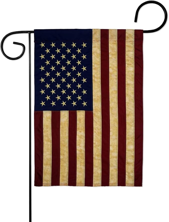 Army Burlap Garden Flag - Pack Armed Forces Rangers United State American Military Veteran Retire Official USA Vintage Applique - House Banner Small Yard Gift Double-Sided Made in 13 X 18.5