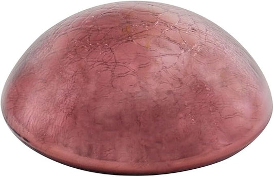 Achla Designs Glass Toadstool Mushroom Gazing Ball, Plum