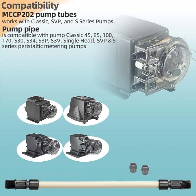 MCCP202 Pump Tubes #2 for Classic 45, 85, Single Head, SVP & S Series Pumps | MCCP202 Pump Tubes #2, 0-100 Psi / 0-6.9 Bar, Fits for Most Classic, 45, 85, Single Head, 85mhp17, SVP & S Series Pumps