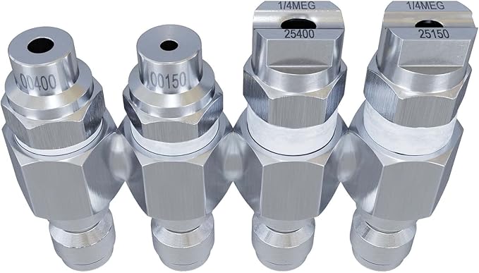 Jariko Jrod Pressure Washer Nozzle 5-6 GPM - High Pressure Hose J Rod - 1/4" Quick Connect for Soft Wash System - 4 Way 4 Tip Nozzle - Accessories