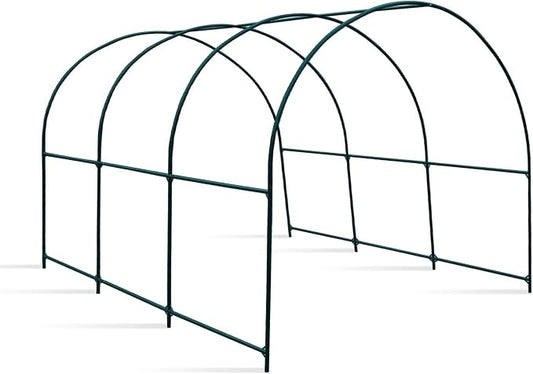 YardGrow Large Garden Support Arch Frame Climbing Plant Arch Arbor for Various Climbing Plant Roses Vines Birthday Wedding Party Decoration Pergola Frame (12' x 7' x 7')