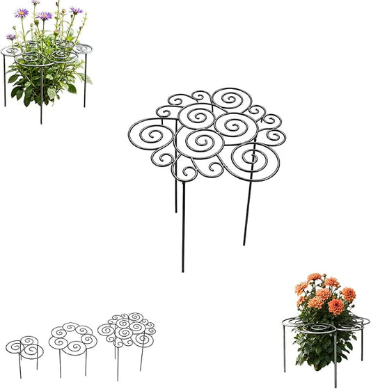 2026 Metal Plant Support Ring,Extra Large Peony Supports for Outdoor Plants,Perfect for Peonies Cages,Hydrangea Support Flower Cages,Grow-Through Plant Supports,A Garden Must-Have (1pcs*Large)
