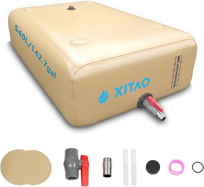 XITAO Water Bladder Storage Containers, Water Tank Foldable Portable Water Storage,Water Storage Bag Containers for RV, Camping, Garden, Irrigation, Drought Resistance, Firefighting