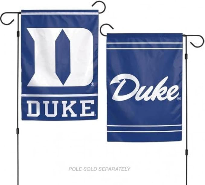WinCraft NCAA Duke University Blue Devils 12x18 Inch 2-Sided Outdoor Garden Flag Banner