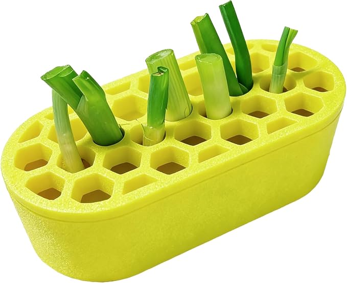 Green Onion Regrower Sprouting, Hydroponic Scallion Planter Box | 3D Printed Mini Green Onion Regrower Kit for Indoor Kitchen Windowsill Garden, Hydroponics Enthusiasts