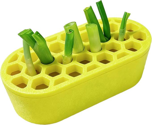 Green Onion Regrower Sprouting, Hydroponic Scallion Planter Box | 3D Printed Mini Green Onion Regrower Kit for Indoor Kitchen Windowsill Garden, Hydroponics Enthusiasts