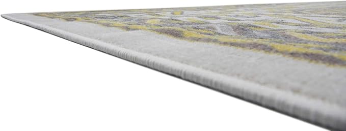 Unique Loom Williamsburg Collection Traditional Border with Dotted Center Area Rug, Rectangular 10' 0" x 13' 0", Beige/Yellow
