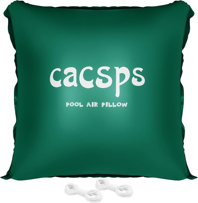 CACSPS Pool Air Pillow for Above Ground Pools, 8x8 Ft, Green, PVC Material, Winter Protection