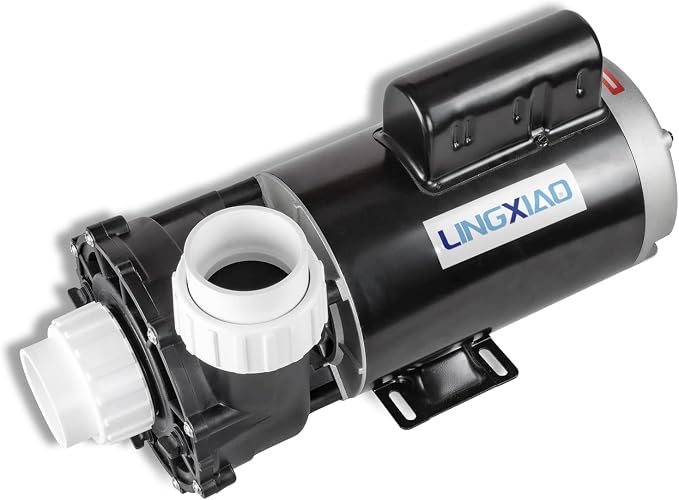 SPA Pump, Single Speed SPA Hot Tub Pump - 56 Frame LX SPA Pump Motor 4HP, 220-240V, 2" Port (Model: 56WUA400-I)