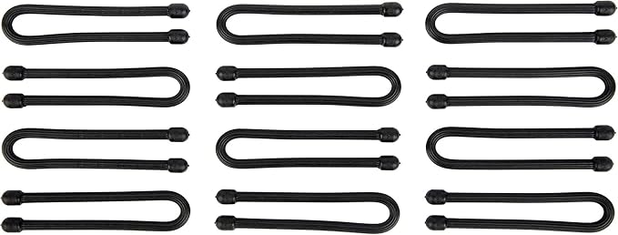 Nite Ize Gear Tie ProPack - 6 Black 12 Pack