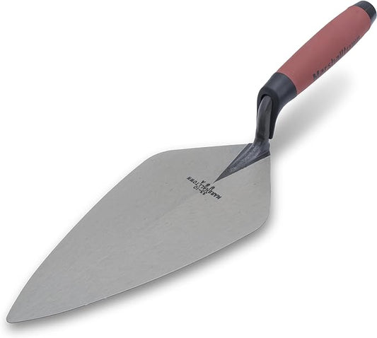 MARSHALLTOWN Brick Trowels, London Style, 10-1/2 x 4-3/4 Inch, DuraSoft Handle, Brickwork, Blockwork, Stonework, Masonry, Assembled in USA, 3310.5FG