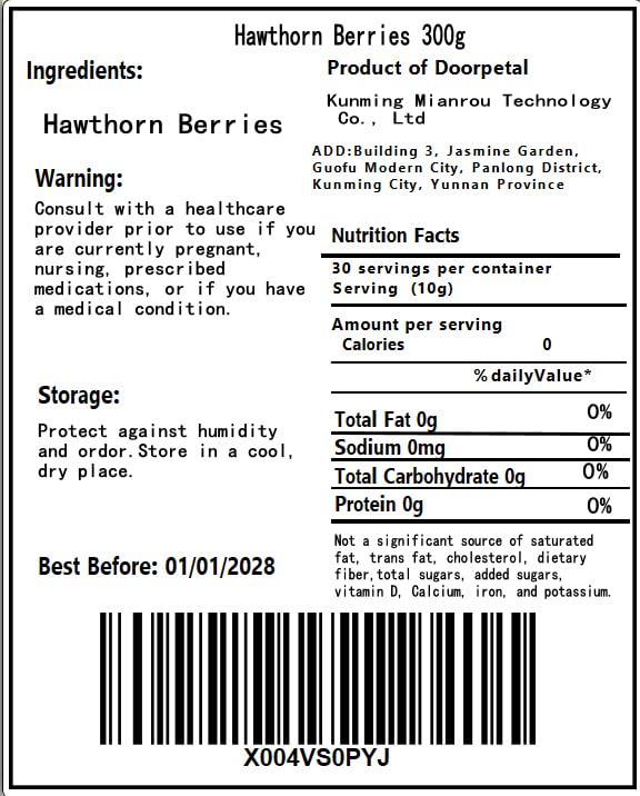 Dried hawthorn- 5.29oz/150gPure Natural Chinese Herbal Medicine-山楂for Tea, Cooking (Dried hawthorn slices)