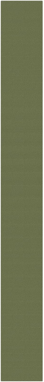 KOZYFLY Braided 2x18 Runners Rugs for Hallway, Extra Long Washable Runner Rug, Woven Non Slip Kitchen Runner, Cotton Entryway Rug, Floor Carpet for Entry, Aisle, Hall, Olive Green/Earthy Green