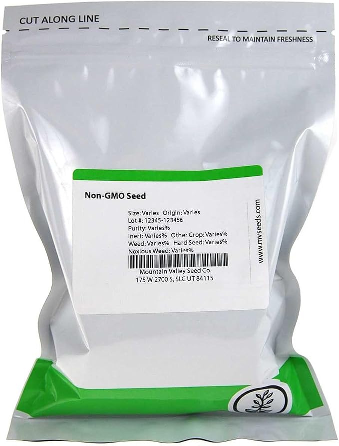 Mountain Valley Seed Co Mammoth Melting Sugar Pod Snow Pea Garden Seed | 25 Lbs Bulk ~45,000 Seeds - Non-GMO, Heirloom Vegetable Gardening & Microgreens Seed