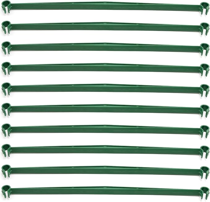 100PCS Stake Arms for Tomato Cage, 11.8 Inches Expandable Trellis Connectors, Tomato Stake Supports, 11mm Bayonet Diameter Plant Stakes for Climbing Plants, Tomatoes Stakes, Vegetables