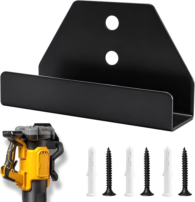 Wall Mount Metal Hanger for Dewalt Leaf Blower(20V),Leaf Blower Attachments Tool Holder Fit for Only DCBL722 Model