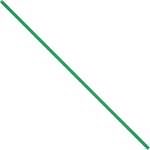Boxes Fast BFPBT8G Paper Twist Ties, 8" x 5/32", Green (Pack of 2000)