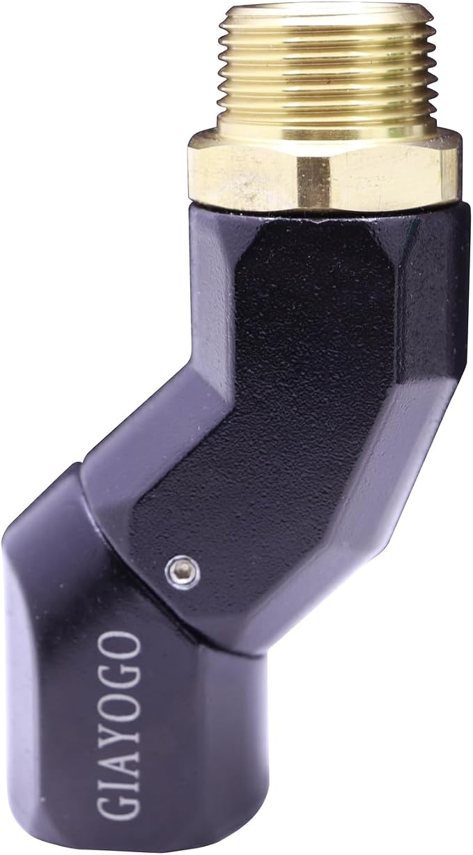 3/4" Inch Green NPT Automatic Shut-Off Fuel Nozzle,Fuel Hose Swivel,High Flow,BP Hand Guard,Hanging Hook 13/16"Spout,16GPM,Fuel Transfer Pump Diesel Gasoline Nozzle,Cold Weather Applications