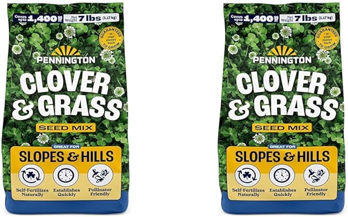 Pennington Clover & Grass Mix 7 Pounds (Pack of 2)