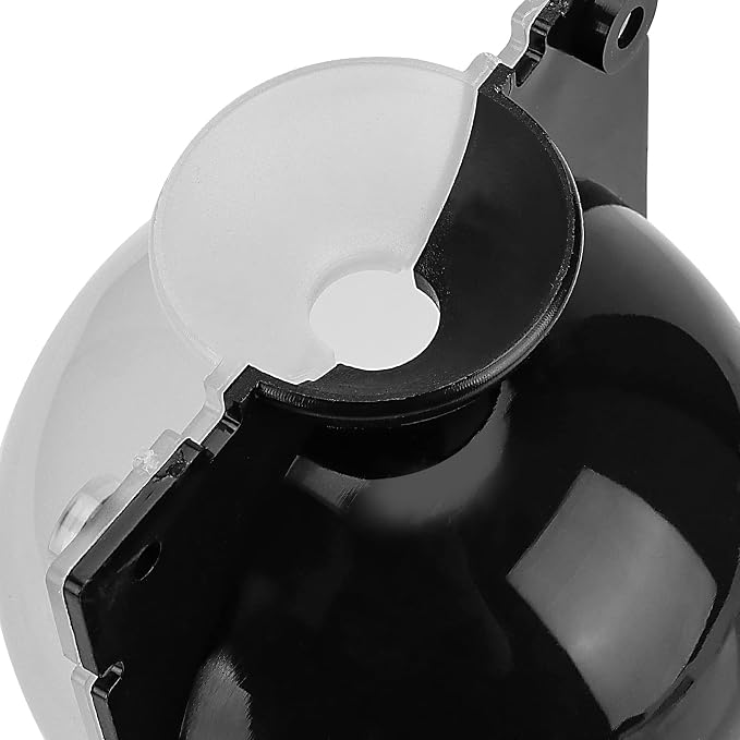 20 PCS 3.15 Inches Large Plant Root Growing Ball, Reusable Half Black Half Transparent High Pressure Propagation Ball Box with Zip Ties Rooting Ball Device for Plants Damage-Free Growing