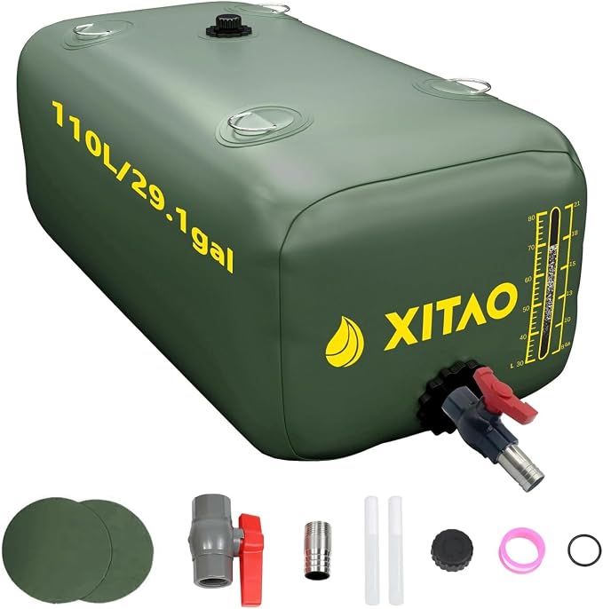 XITAO Water Bladder Storage Containers, Water Tank Foldable Portable Water Storage,Water Storage Bag Containers for RV, Camping, Garden, Irrigation, Drought Resistance, Firefighting