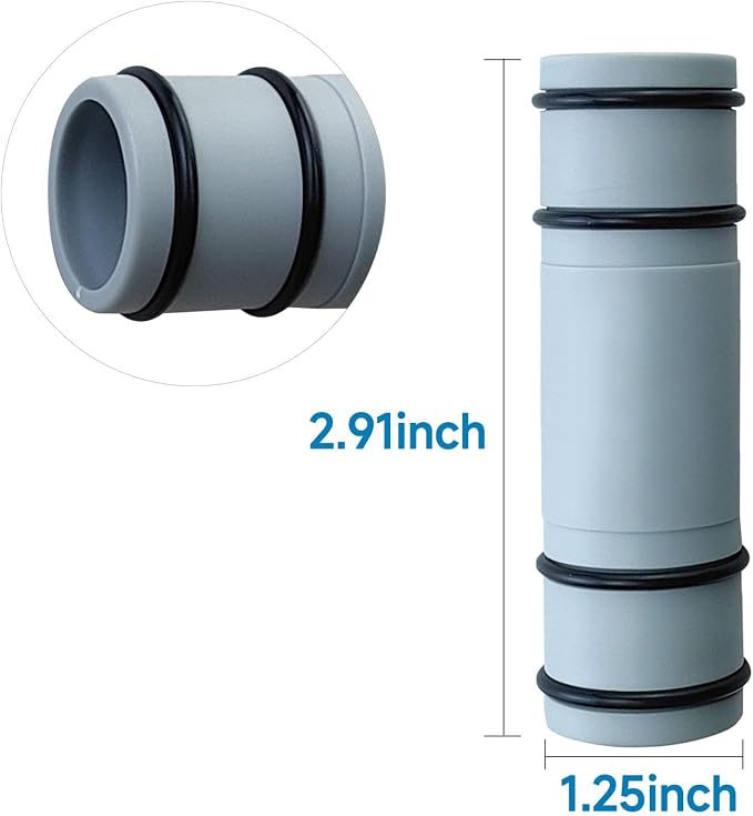 Pool Hose Adapter/Connector,Pool Pump Fittings Pool Drain Ddapter,32MM Durable Vacumm Pump Pipe 2PCS, for Above Ground Swimming Hose