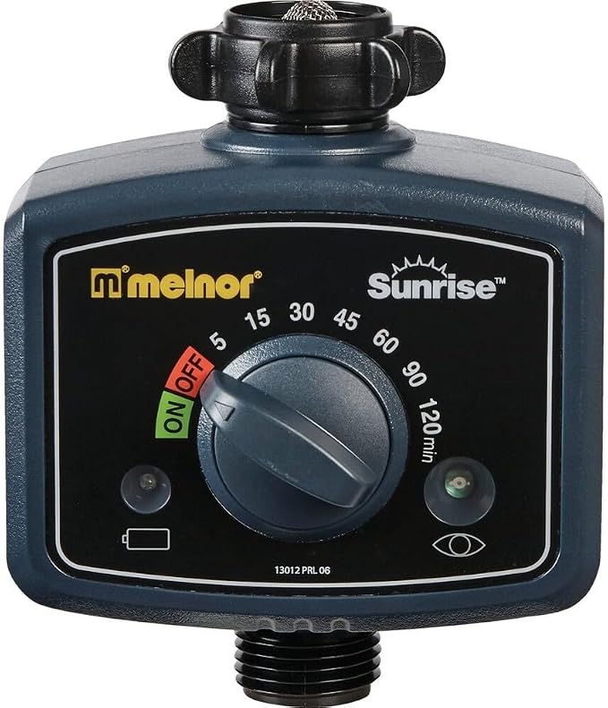 Melnor Sunrise Morning Water Timer - Automatically Water Your Lawn and Garden When Sun Rises